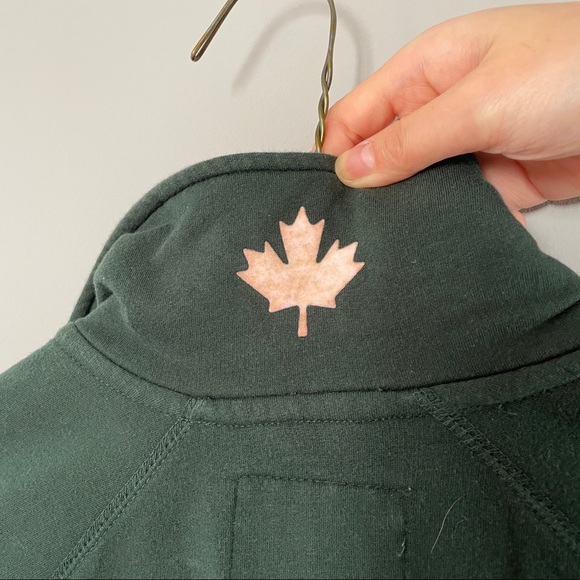 Roots Green Half Zip-up Size XS - Picture 5 of 5
